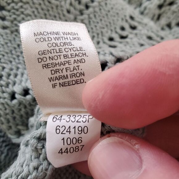 J.Jill Crochet Cardigan sz SP - Picture 11 of 11